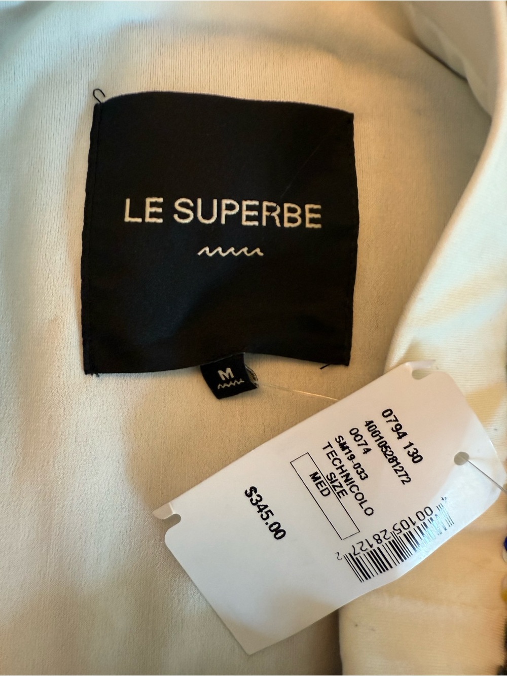 Le Superbe Sequin Pastel Pencil Skirt - Multi Metallic NWT M - Picture 3 of 6